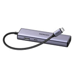 ADAPTADOR UGREEN HUB 6 EN 1 CM512 - USB-C - USB 3.0 A+HDMI+RJ45+PD