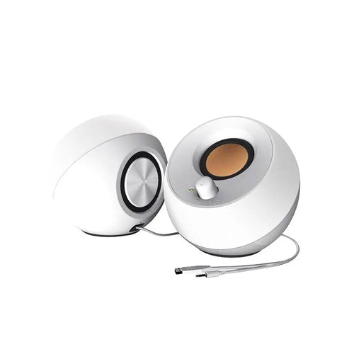 PARLANTE PEBBLE 2.0 4.4W 3.5MM USB-POWER WHITE CREATIVE