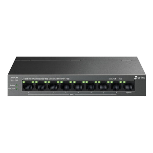 LS109P SWITCH TP-LINK NO ADMINISTRABLE LITEWAVE, 9 PUERTOS