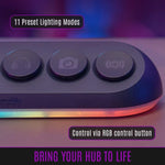 HUB DECK 5-RGB 5 PUERTOS USB STREAMPLIFY