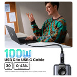 L509 - CABLE CARGA RÁPIDA UNO - USB-C A USB-C - PD - 5 A - 2 MTS