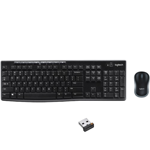 LOGITECH MK270 TECLADO + MOUSE WIRELESS/BT BLACK LOGITECH