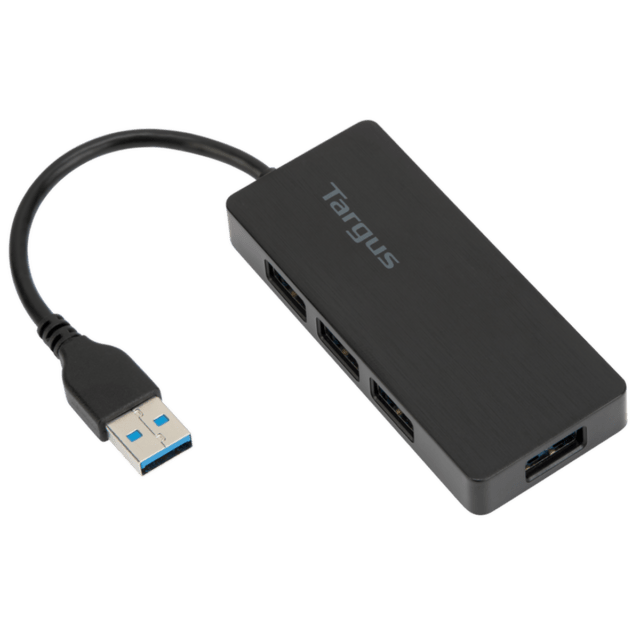 HUB USB TARGUS 4 PORT USB-A 3.0 NEGRO (ACH124US