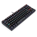 TECLADO REDRAGON KUMARA RAINBOW, SPANISH K552-KR-SP BLACK-RED SWITCH REDRAGON