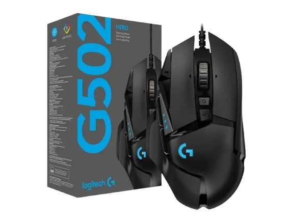 MOUSE LOGITECH G502 X HERO USB 25K DPI LIGHTFORCE BK LOGITECH