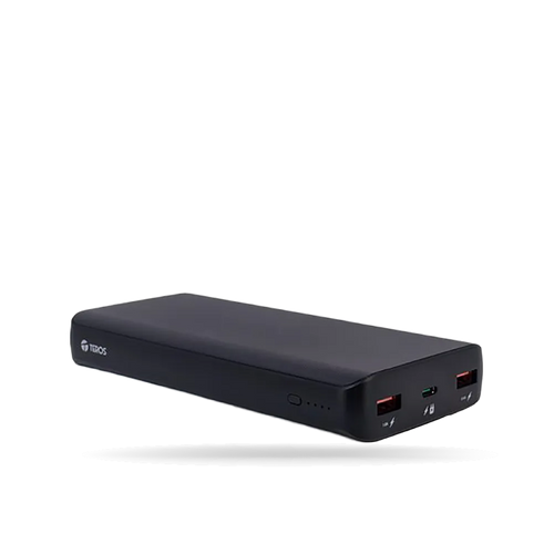 POWERBANK TE-7057N, 20000MAH, USB-A, USB-C, NEGRO TEROS