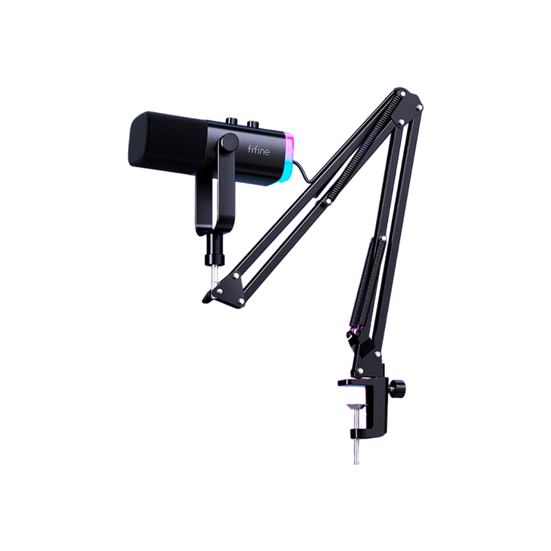 MICRÓFONO AM8T BLACK CON BRAZO FIFINE