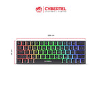COMMANDER 3 - CBX K1013-3M TECLADO MECANICO RGB BT CYBERTEL