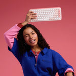 ROSE  TECLADO LOGITECH + MOUSE POP ICON BLUETOOTH/WIRELESS SP / COPILOT/ (920-013053) LOGITECH