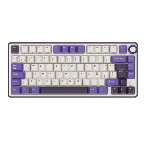 TECLADO ROYAL KLUDGE R75 CABLEADO BLACKBERRY MOUSE - K SILVER SWITCH ROYAL KLUDGE