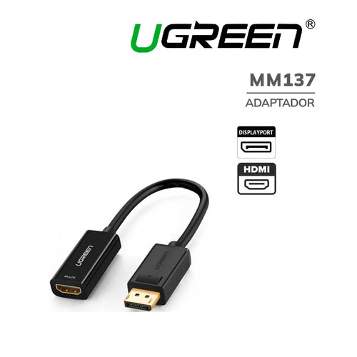 MM137 ADAPTADOR DISPLAYPORT A HDMI UGREEN