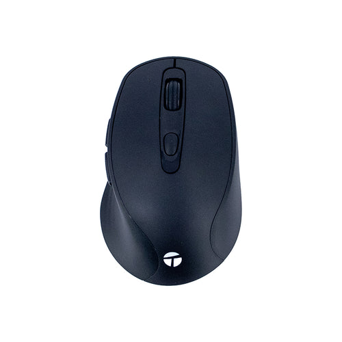 MOUSE INALÁMBRICO TEROS TE-1228S, NEGRO, 6 BOTONES, RECEPTOR USB TEROS