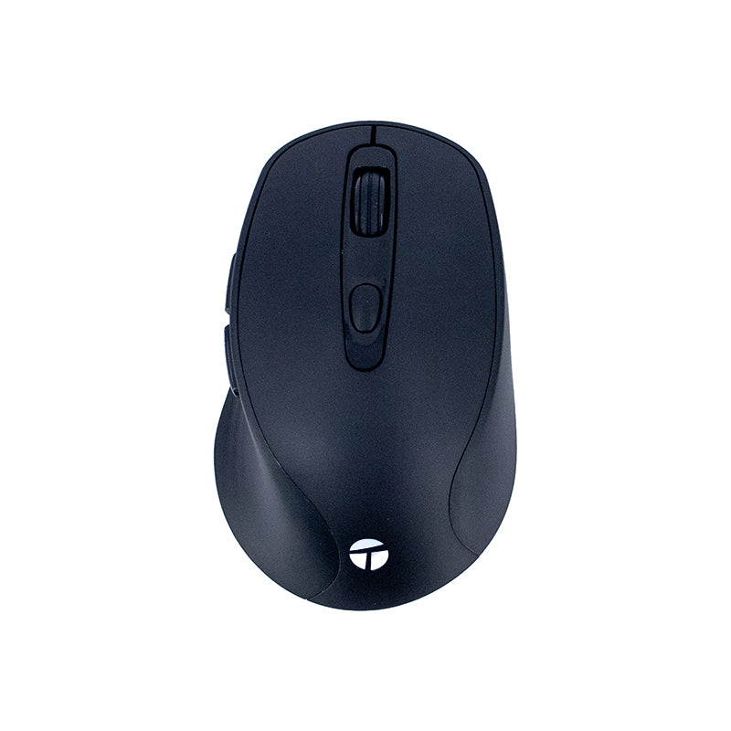 MOUSE INALÁMBRICO TEROS TE-1228S, NEGRO, 6 BOTONES, RECEPTOR USB TEROS