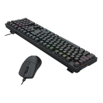COMBO REDRAGON S146-SP TECLADO TRUNDLE K668RGB SPANISH + MOUSE M724 BLACK REDRAGON