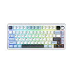 TECLADO F75MAX INALAMBRICO BLUE/WHITE/DARK PURPLE - REAPER SWITCH AULA