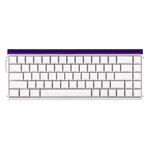 Teclado Aula HERO68HE RGB Cableado Ingles WHITE - METEOR MAGNETIC SWITCH