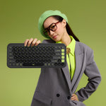 GRAPHITE TECLADO LOGITECH + MOUSE POP ICON BLUETOOTH/WIRELESS SP / COPILOT/ GRAPHITE LOGITECH