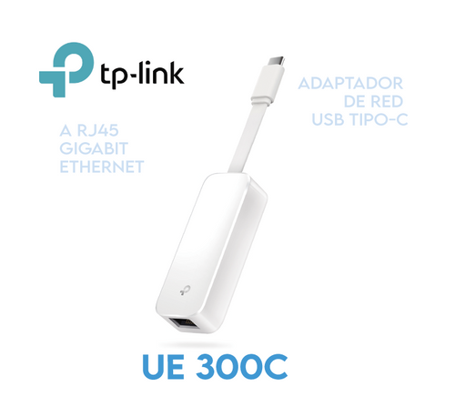 TP LINK UE300C USB TYPE C A RJ45 TIPO C A INTERNET TP LINK