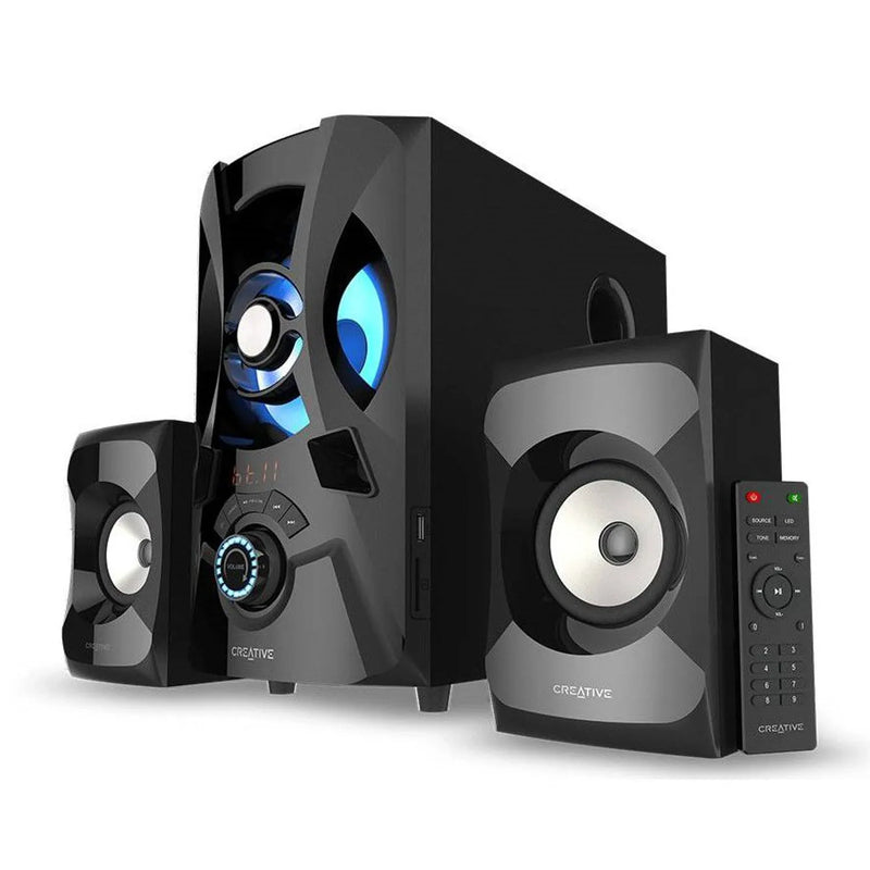 PARLANTE CREATIVE E2900 2.1 60W/120W BT/ FM/ USB/ SD/ 3.5MM 220 CREATIVE
