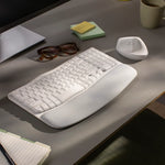 TECLADO LOGITECH ERGO WAVE BLANCO WHITE LOGITECH
