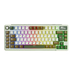 ROYAL KLUDGE - TECLADO L75 WIRELESS 75% PALM GREEN SWITCH CREAM