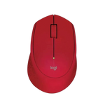 MOUSE LOGITECH M280 WIRELESS RED (910-004286) LOGITECH