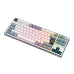 TECLADO ROYAL KLUDGE RK-R87PRO TKL CABLEADO HALF GREY - CREAMY SWITCH ROYAL KLUDGE