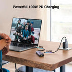 ADAPTADOR UGREEN HUB 6 EN 1 CM512 - USB-C - USB 3.0 A+HDMI+RJ45+PD