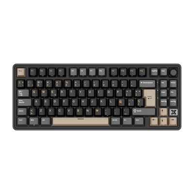 TECLADO RK X87 INALÁMBRICO PHANTOM - BEIGE SWITCH ROYAL KLUDGE