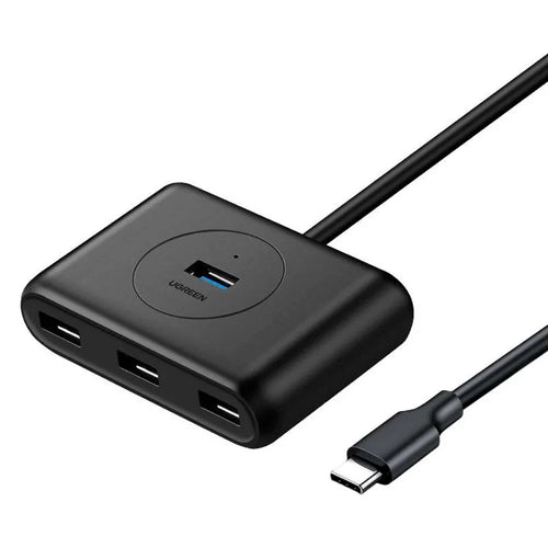 HUB UGREEN /4 PUERTOS/ USB A 3.0/ CON USB-C ADAPTADOR/ CR113 40850