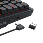 TECLADO REDRAGON EISA K719 PRO INALÁMBRICO ESPAÑOL BLACK - MINT MAMBO SWITCH REDRAGON