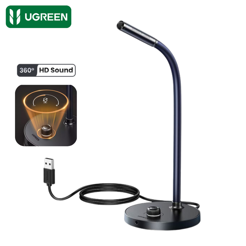 90416 - CM564 - MICROFONO USB P/ PC - OMNIDIRECCIONAL UGREEN