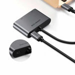 CM162 - ADAPTADOR USB-C A HDMI+VGA - PD UGREEN