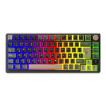 TECLADO ROYAL KLUDGE RK-M75 INALAMBRICO PHANTOM - K SILVER SWITCH 