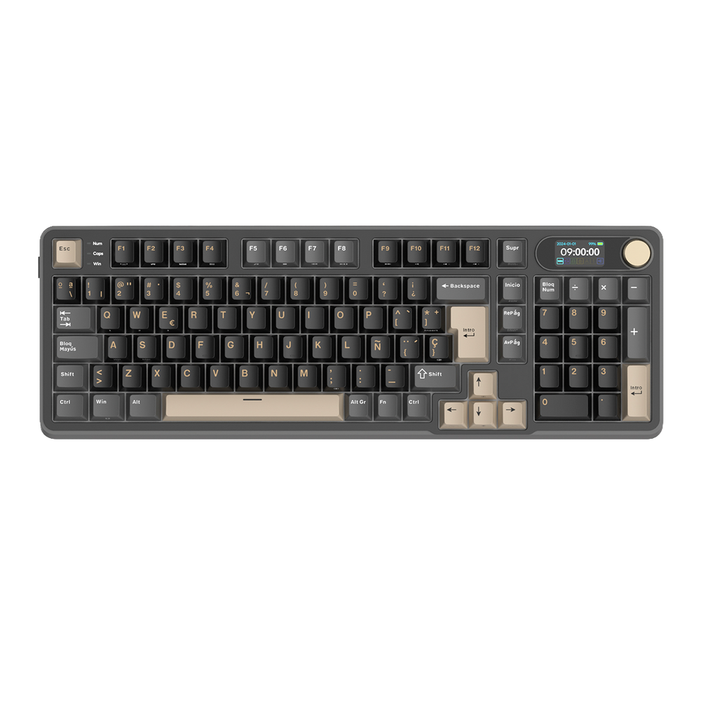 TECLADO RK-S98 INALAMBRICO PHANTOM - CHARTREUSE SWITCH ROYAL KLUDGE