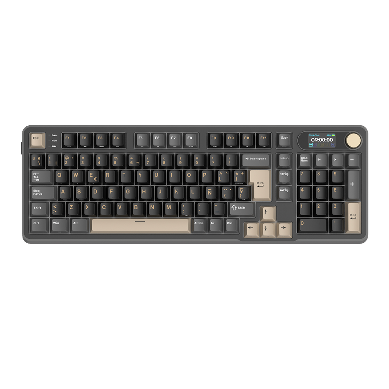 TECLADO RK-S98 INALAMBRICO PHANTOM - CHARTREUSE SWITCH ROYAL KLUDGE