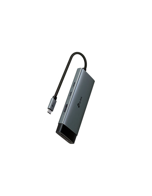 UH7020C TP-LINK HUB USB TIPO C 7 EN 1 – 1× HDMI 4K@60HZ + 1× USB-C CARGA PD 100W + 1× USB-C DATOS 5GBPS + 2× USB-A 3.0 (5GBPS) + 1× LECTOR SD + 1× LECTOR MICROSD (200MB/S).UH7020C TP-LINK – HUB USB TP LINK