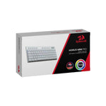 TECLADOS REDRAGON HORUS MINI PRO 60% WIRELESS, ENGLISH K632-PRO-RGB WHITE RED SWITCH