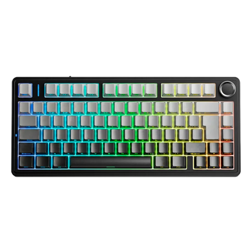 TECLADO F75 RGB INALAMBRICO ESPAÑOL BLACK DEGRADED- REAPER SWITCH
