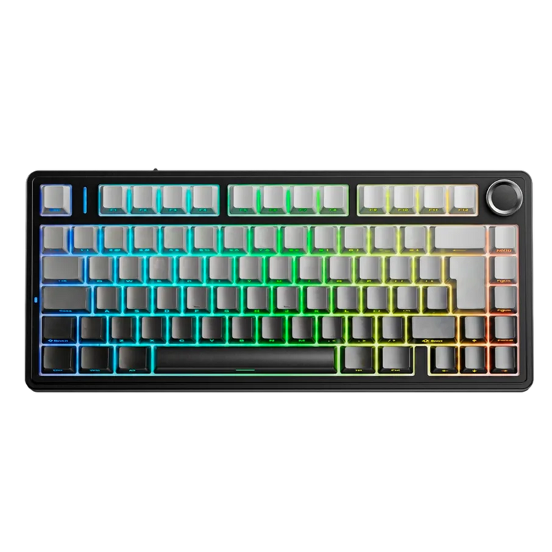 TECLADO F75 RGB INALAMBRICO ESPAÑOL BLACK DEGRADED- REAPER SWITCH