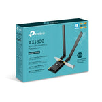 ARCHER TX20E TP-LINK ADAPTADOR PCIE WI-FI 6/AX1800 + BLUETOOTH 5.2 DOBLE BANDA 5 GHZ:1201 MBPS / 2.4 GHZ:574 MBPS / 1024-QAM / OFDMA / MU-MIMO / 2 ANTENAS EXTERNAS ALTA GANANCIA / WPA3-WPA2-WPA / 802. TP LINK